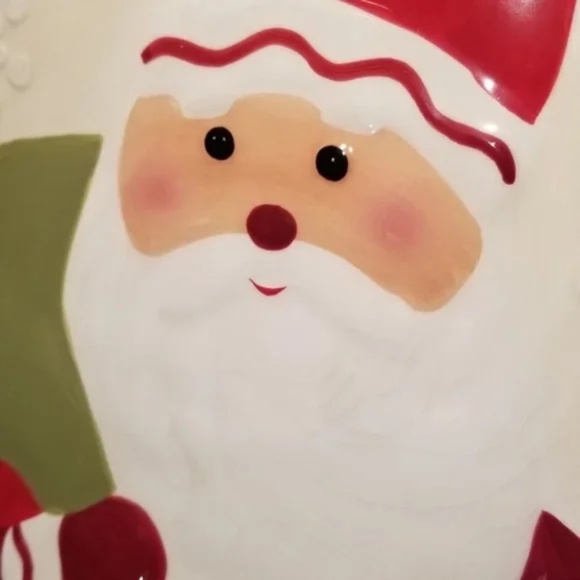 Holiday Santa Cookie Plate - Picture 5 of 11